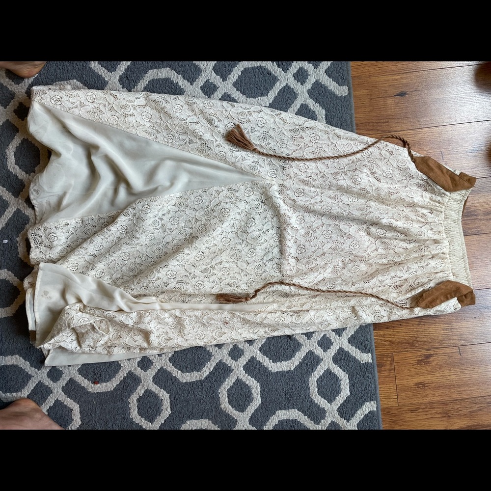 Flying Tomato Ivory Lace Shirt